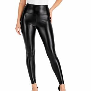 Tinsel Skinny Black Faux Leather Pants Petite Large NWT